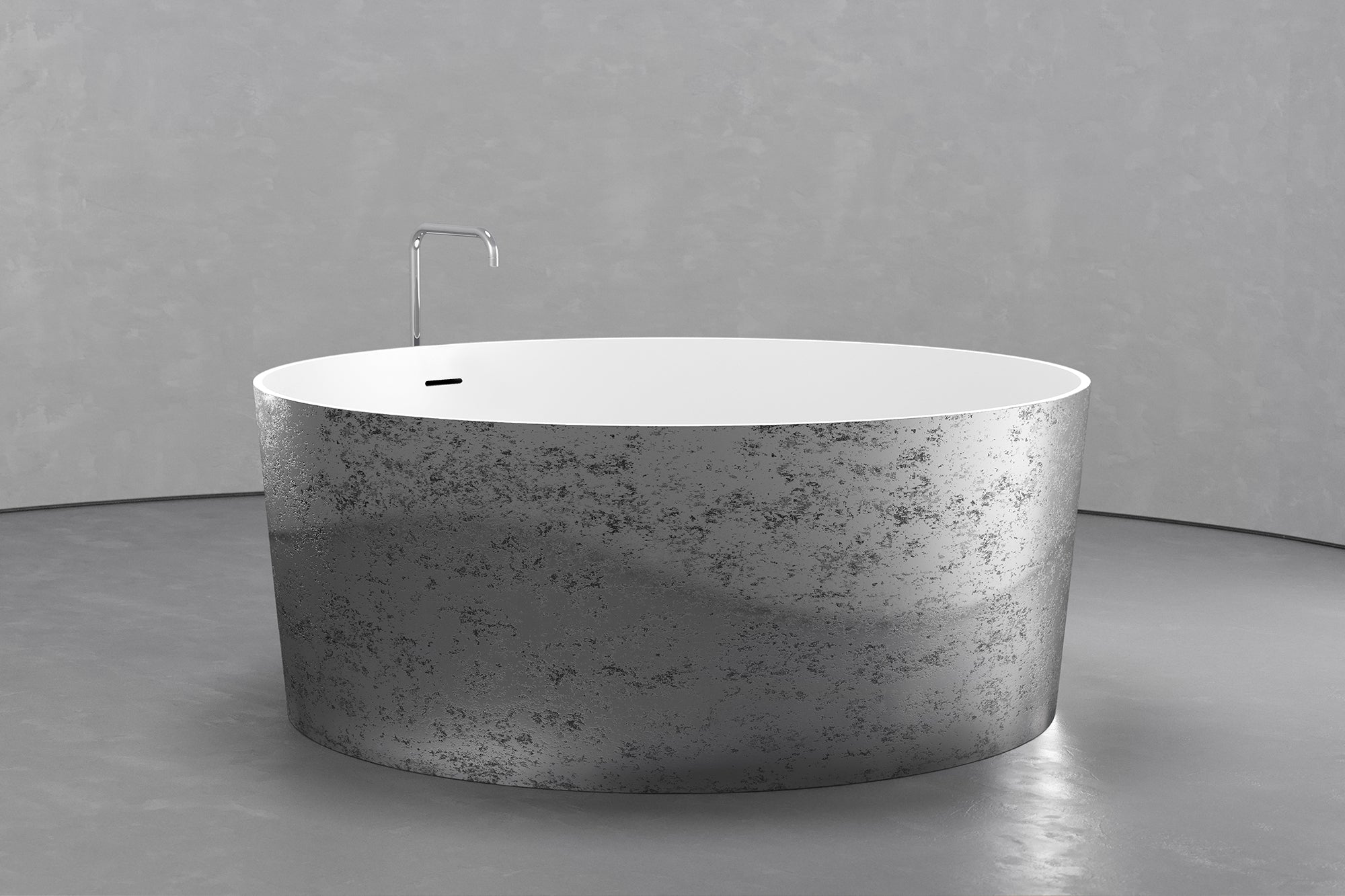 その他 1/6 native bath tub Avalon-62-Concrete-Bathtub-Ash